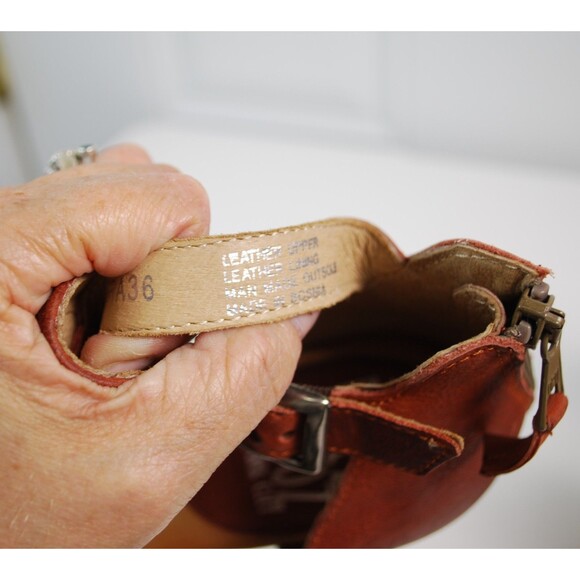 MIZ MOOZ Corra Brick Embossed Leather Heeled Sandals Size EU 36/US 5.5-6 - Picture 12 of 12